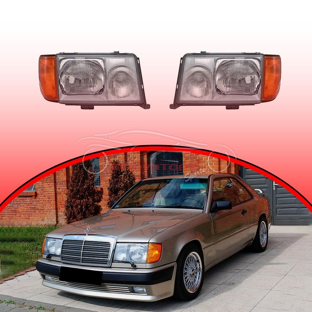Mercedes-Benz E-Class W124 Headlights Headlamps 1986-1995