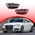 Audi A6 LED Headlights Headlamps Matrix Design 2012-2018