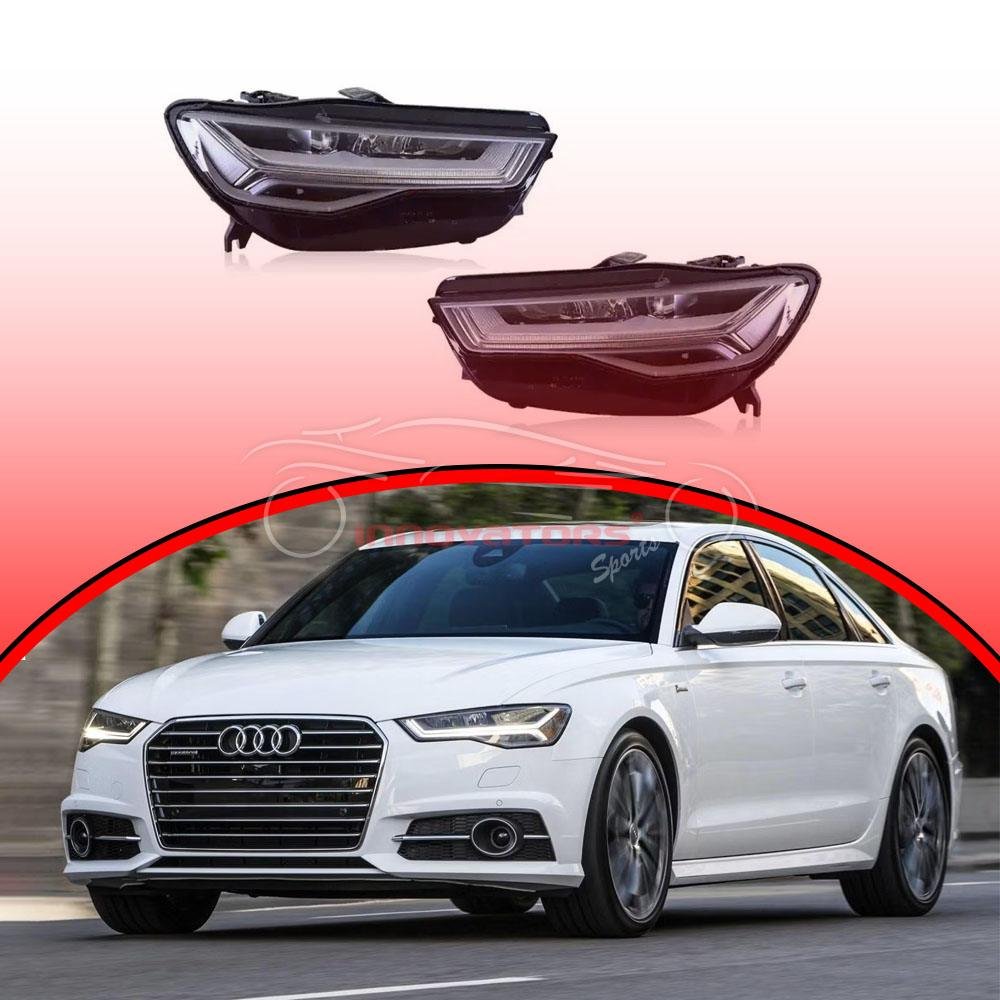 Audi A6 LED Headlights Headlamps Matrix Design 2012-2018