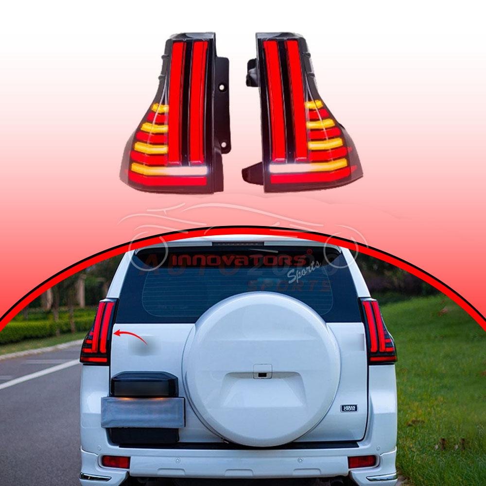 Toyota Prado FJ150 Tail Lamps Rear Lamps GX Design 2017–2023