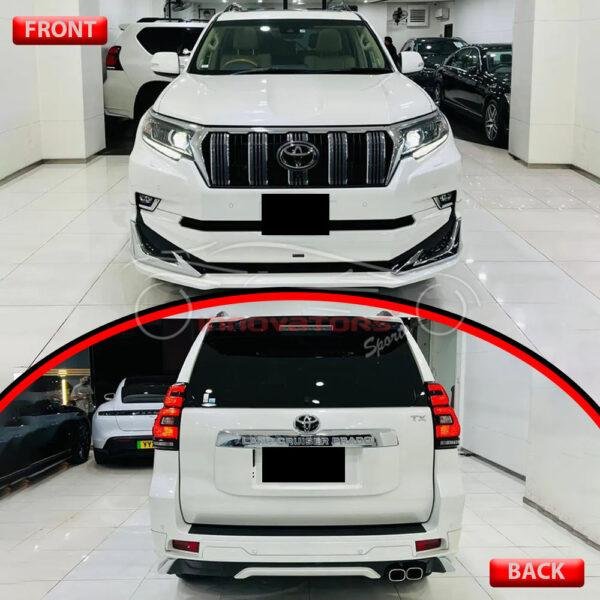 Toyota Prado Front Body Kit Modellista White - Model 2018-2021 - FJ150 Front Bodykit