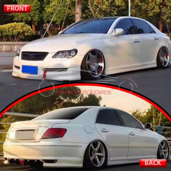 Toyota Mark X Body Kit With LED Plastic - 4 Pcs 2008