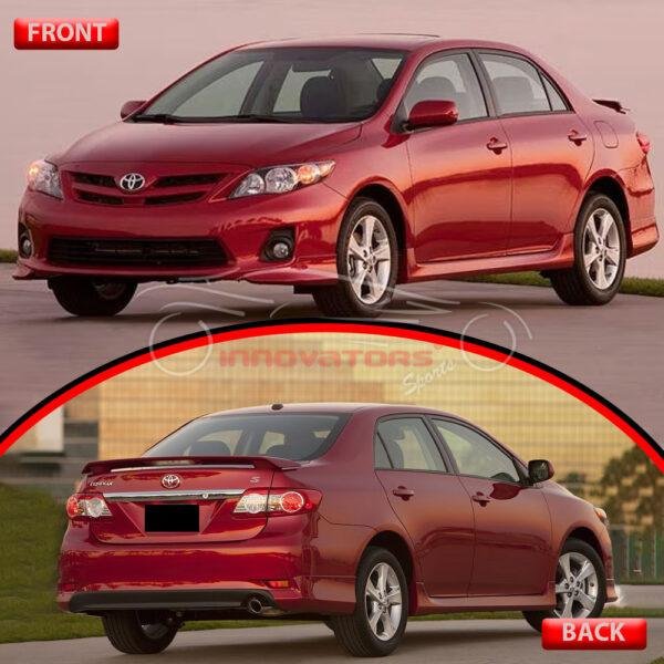 Toyota Corolla Body Kit Plastic - 4 Pcs 2011-2013