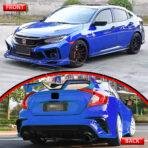 Honda Civic New FC RS Style Body kit Front And Back Bumper 2016-2021