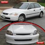 Civic Front And Back Body Kit Plastic - 2 Pcs 1996