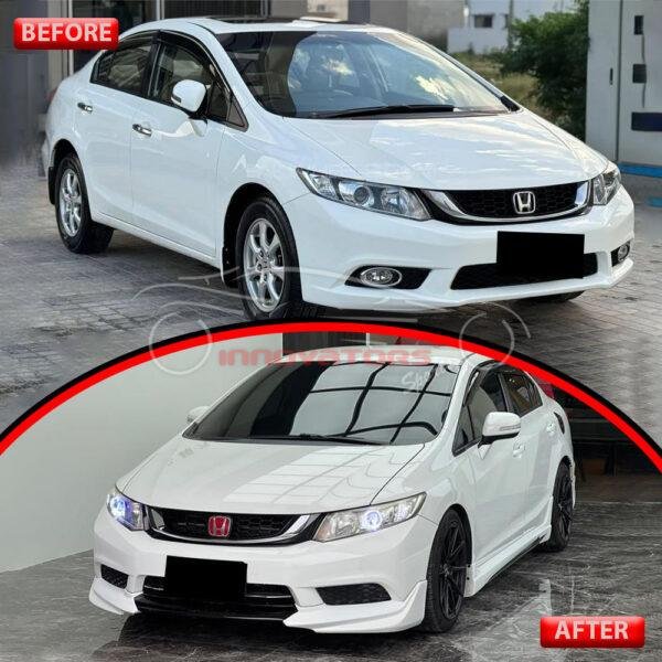 Civic Rebirth Body Kit Plastic - 4 Pcs 2012-2016