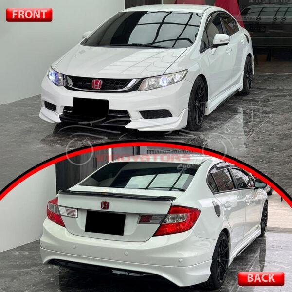 Civic Rebirth Body Kit Plastic - 4 Pcs 2012-2016