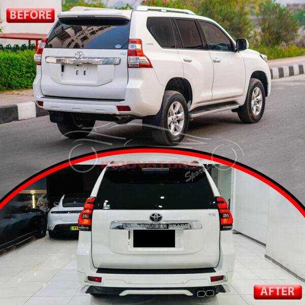 Toyota Prado Front Body Kit Modellista White - Model 2018-2021 - FJ150 Front Bodykit