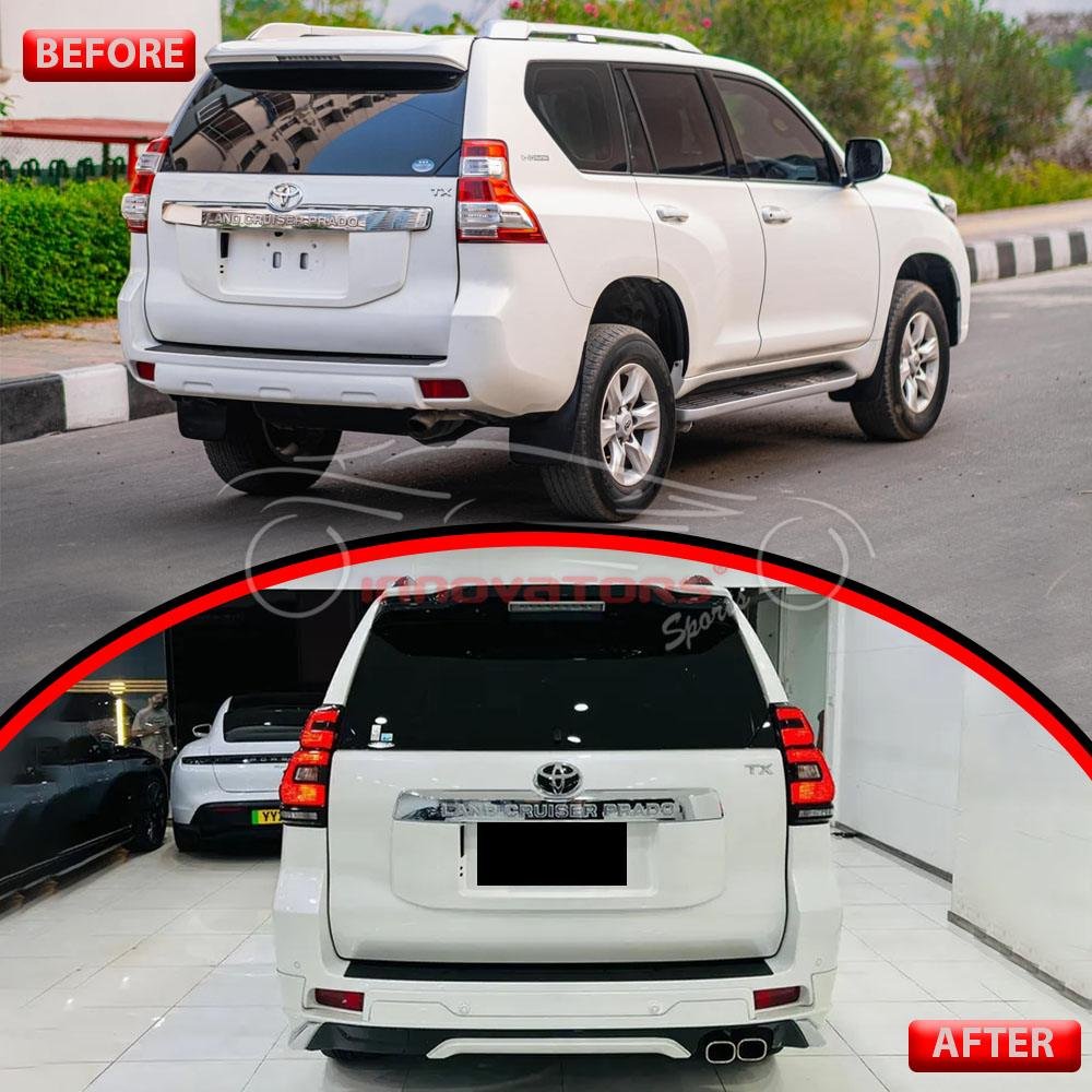 Toyota Prado Front Body Kit Modellista White - Model 2018-2021 - FJ150 Front Bodykit