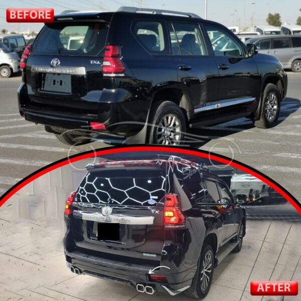 Toyota Prado Front Body Kit Modellista Black Model 2018-2021 - FJ150 Front Bodykit