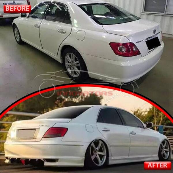 Toyota Mark X Body Kit With LED Plastic - 4 Pcs 2008