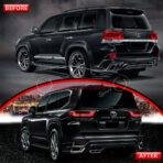 Toyota Land Cruiser LC200 Body Kit Black Modellista 2016-2022 - V8 Bodykit