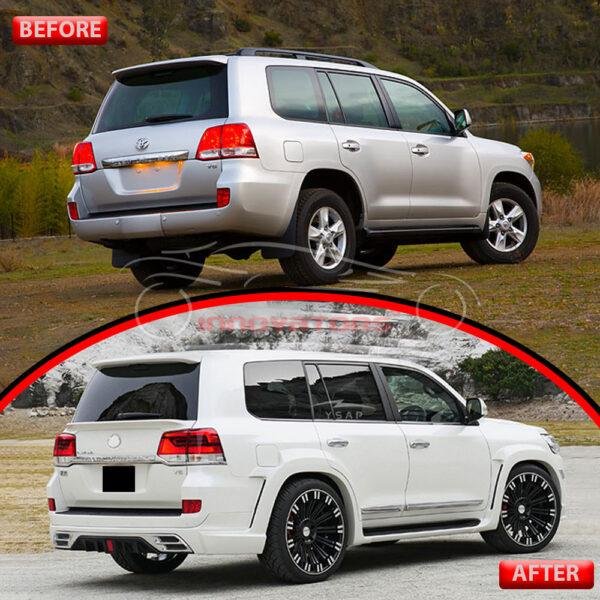 Toyota Land Cruiser LC200 OEM Face Uplift Conversion Upgrade To 2021 Without Body Kit