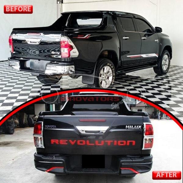 Toyota Hilux Revo TRD Style Complete Bodykit Front Back 2 Pcs