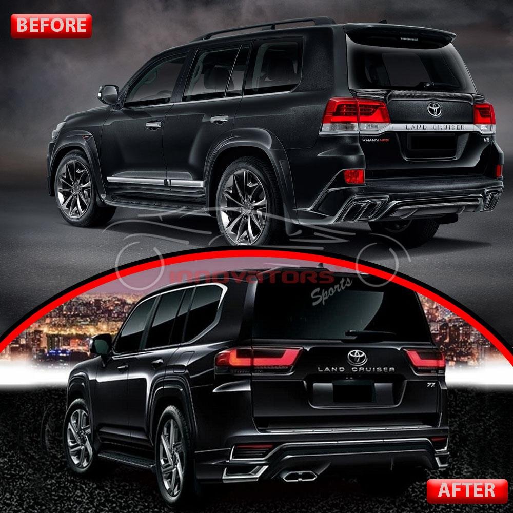 Toyota Land Cruiser LC200 Body Kit Black Modellista 2016-2022 - V8 Bodykit