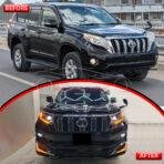 Toyota Prado Front Body Kit Modellista Black Model 2018-2021 - FJ150 Front Bodykit