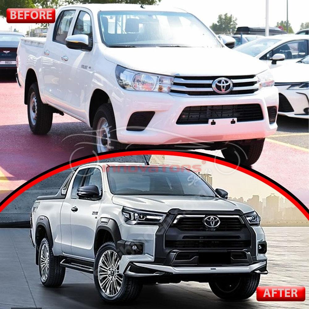 Toyota Hilux Rocco GR Front Modellista Body Kit - Model - 2022-2024