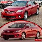 Toyota Corolla Body Kit Plastic - 4 Pcs 2011-2013