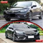 Honda Civic X Body Kit Plastic - 4 Pcs 2016-2021
