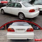Civic Front And Back Body Kit Plastic - 2 Pcs 1996