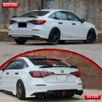 Honda Civic Body Kit Yofer Style With Third Brake 4pc 2022-2024