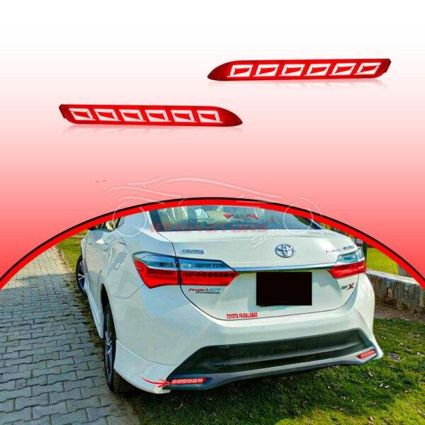 Toyota Corolla X Rear Bumper Reflectors 2021-2024