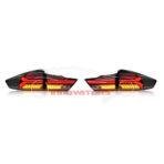 Honda City Red Rear Lamps Lava 2021-2022