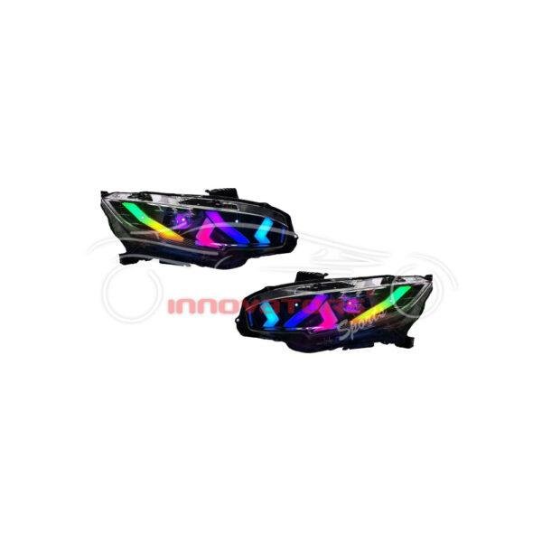 Honda Civic RGB Headlights Lamborghini Style 2016-2021