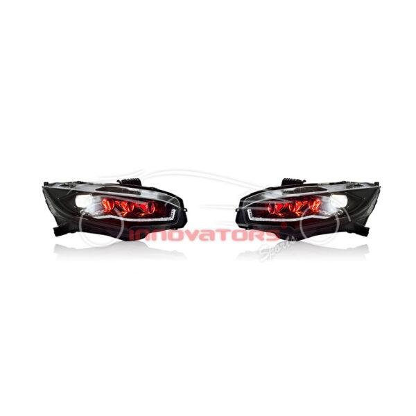 Honda Civic RGB Head Lamps Transformer Style 2016-2021