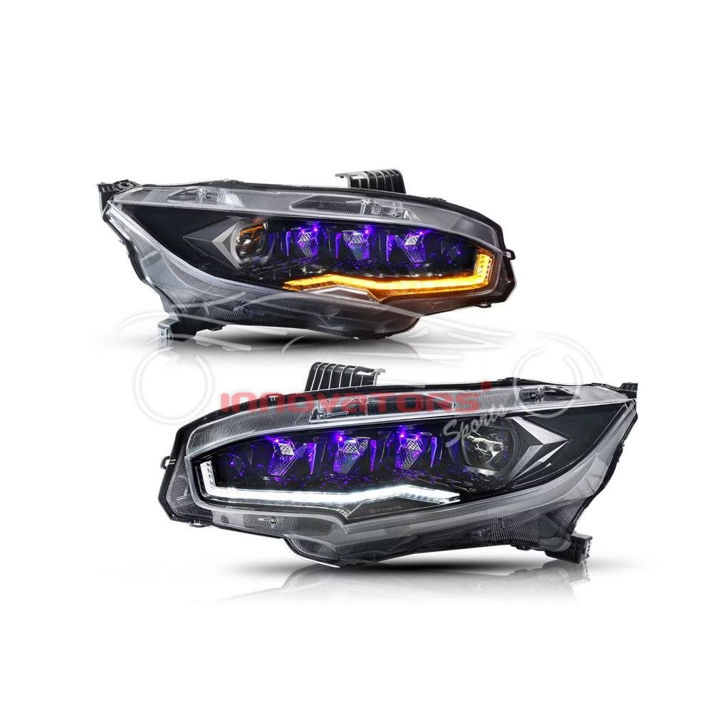 Honda Civic Headlamps Transformer Style 2016-2021