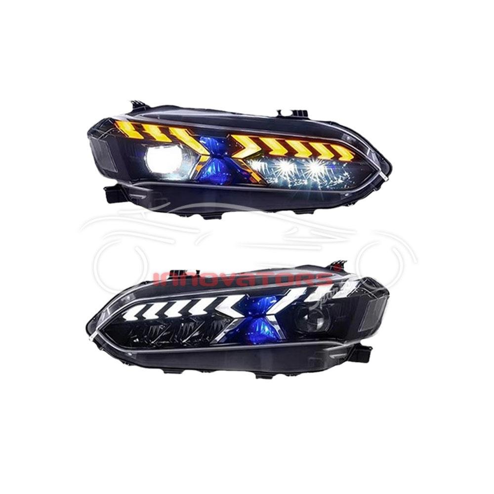 11th Gen Honda Civic Head Lights E-Tron GT Style Head Lamps