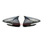 Hyundai Elantra Carbon Fiber Batman Style Side Mirror Covers 2020-2024