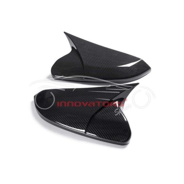 Honda Civic Carbon Fiber Side Mirror Cover Batman Style 2016-2021