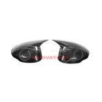 Honda Civic Carbon Fiber Side Mirror Cover Batman Style 2022-2023