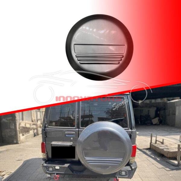 Tyre Cover Universal 16 Black, Silver, White