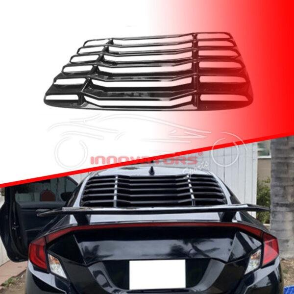 Rear Screen Louver Civic 2016-21