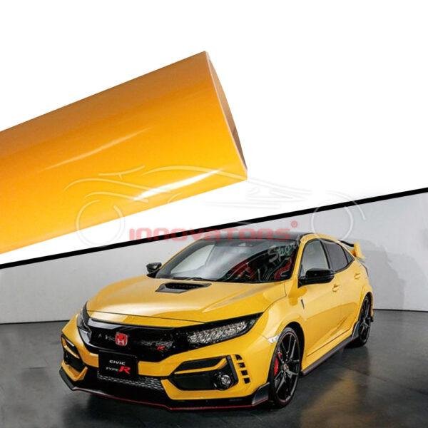Car Wrap Crystal Dark Yellow Color PPF Paint Protection Film