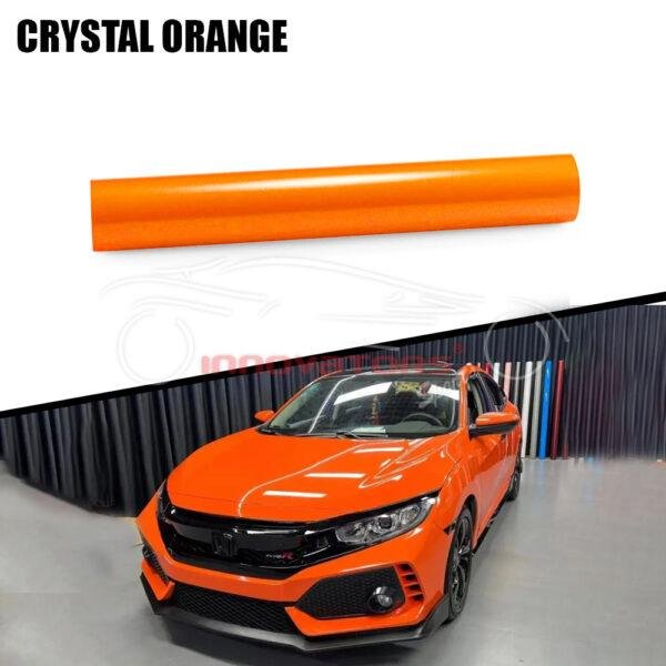 Car Wrap Crystal Orange Color PPF Paint Protection Film