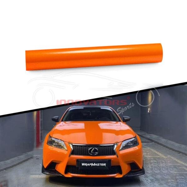 Car Wrap Diamond Gold Orange Color PPF Paint Protection Film