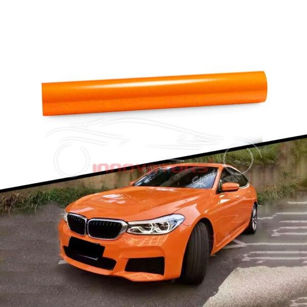 Car Wrap Gloss Orange Color PPF Paint Protection Film