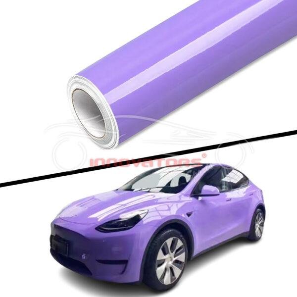 Car Wrap Glossy Crystal Lavender Color PPF Paint Protection Film