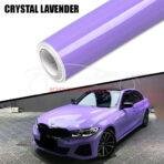 Car Wrap Glossy Crystal Lavender Color PPF Paint Protection Film