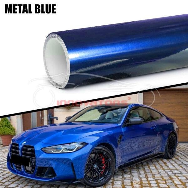 Car Wrap Metal Blue Color PPF Paint Protection Film