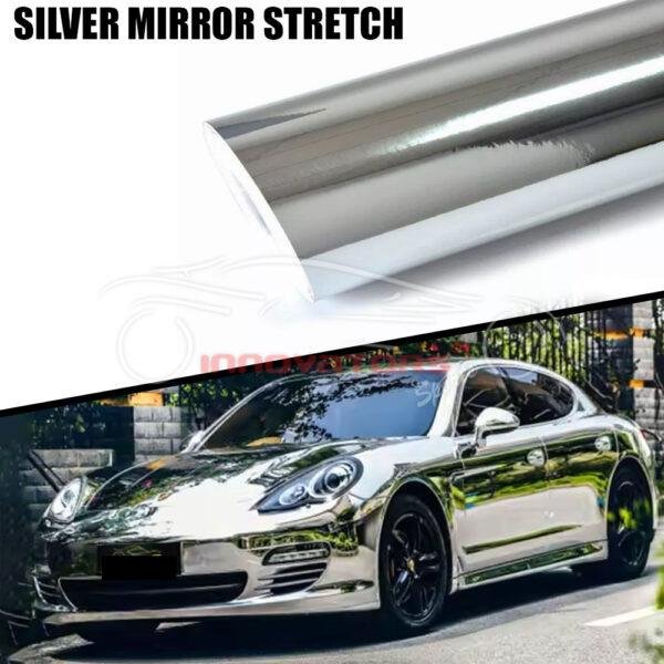 Car Wrap Mirror Stretch Silver Color PPF Paint Protection Film