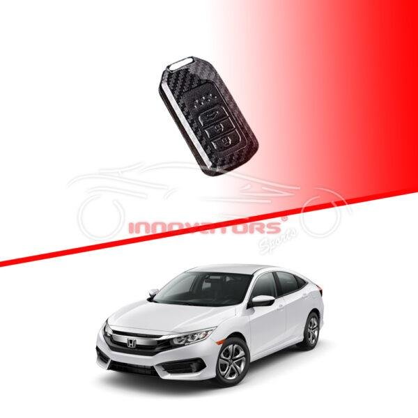 Honda Civic Key Shell Key Cover Carbon Fiber 2016-2021