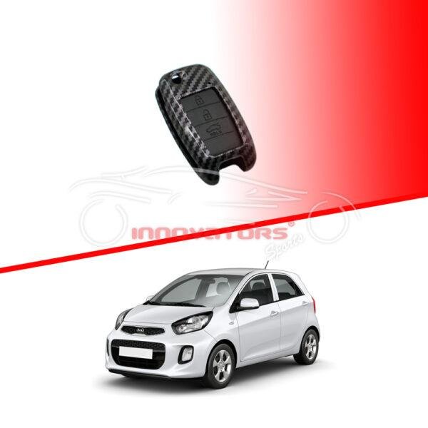 KIA Picanto Key Cover Carbon Fiber Key Fob 2019-2025