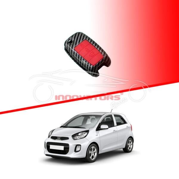 KIA Picanto Plastic Key Cover Key Fob Carbon 2019-2025