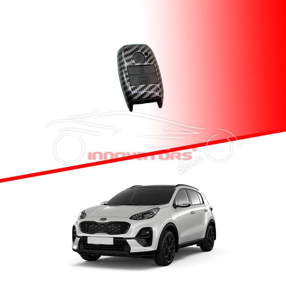 KIA Sportage Plastic Key Case Key Cover Carbon 2019-2025