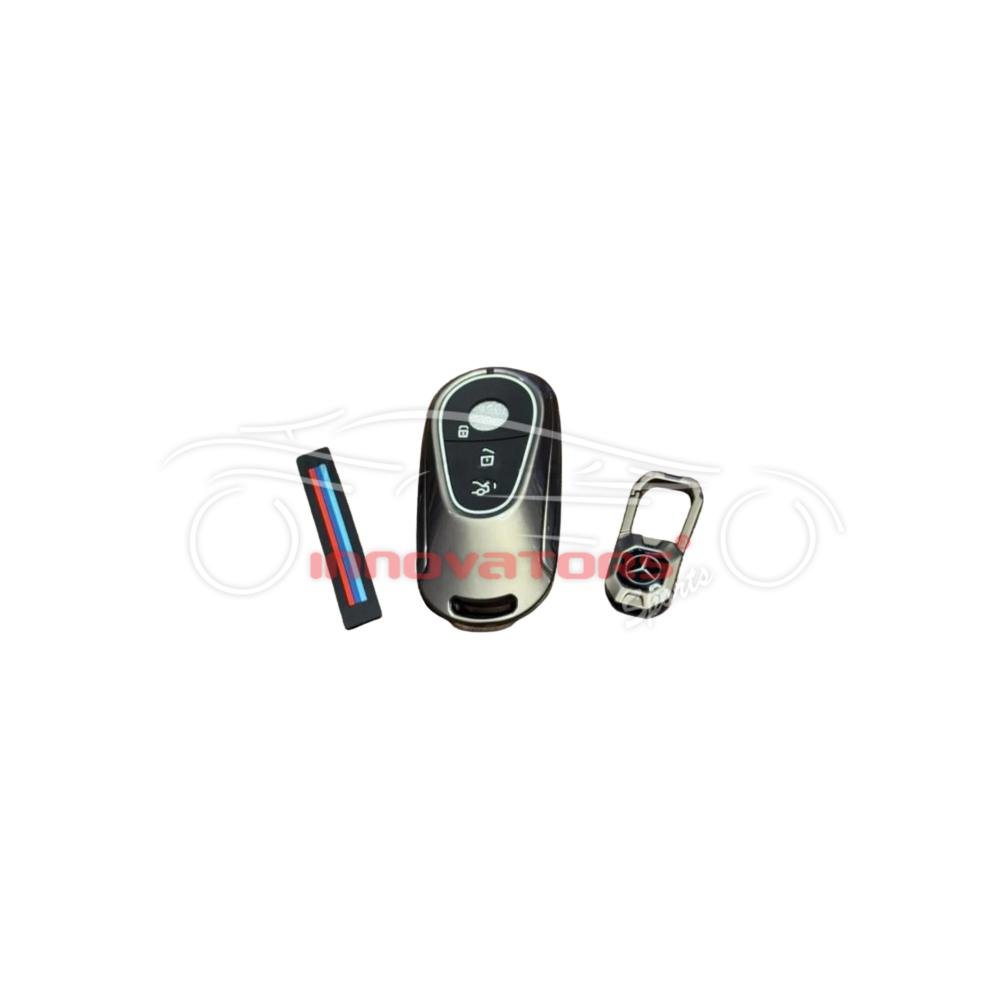 Mercedes Benz EQS Metal Key Cover Key Case 2022-2025
