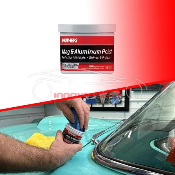 Mothers Metal Polish for Mag Wheels, Aluminum And Chrome